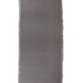 thumbnail image 2 of Contemporary Home Living Solid Fringed Jute Rectangular Table Runner - 72" - Charcoal Gray, 2 of 2