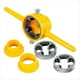 thumbnail image 1 of Herramienta para Hacer Roscas PVC 6 Piezas, con Troqueles 1/2 Pulgada, 3/4 Pulgadas y 1 Pulgada, Enhebrador Tuberías PVC Reutilizable para Plomería, Troquel Redondo para PVC, 1 of 5
