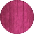 thumbnail image 1 of Ahgly Company Indoor Round Abstract Pink Contemporary Area Rugs, 8' Round, 1 of 4