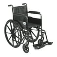 thumbnail image 2 of Drive Medical Silver Sport 2 Wheelchair, Non Removable Fixed Arms, Swing away Footrests, 18" Seat, 2 of 4