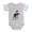 Heather Gray, variant on CafePress - Boston Terrier Santa - Cute Infant Baby Football Bodysuit