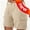 Beige, variant on Women's Lightweight Hiking Cargo Shorts with Pockets Water Resistant Athletic Shorts for Golf Casual S-3XL