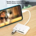 thumbnail image 3 of Card Reader, 3 in 1 USB C to USB Camera Connection Kit SD/Micro SD Card Reader, USB C to USB2.0 Female OTG, 3 of 8