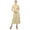 Pale Olive, variant on Women's Maternity Scoop Neck Tiered Midi Dress