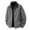 Dark Gray, variant on Kukoosong Men's Motorcycle Jacket Windproof Lapel Collar Motorbike Riding Jacket