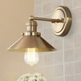thumbnail image 4 of JONATHAN Y July 7.88" 1-Light Industrial Farmhouse Metal Vanity Light, Brass Gold, 4 of 8