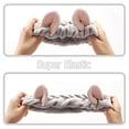 thumbnail image 4 of Blekii Cat Ears Spa Headband - Elastic Washable Wrap for Facial Makeup, Women's Cute Hair Accessory, 4 of 9