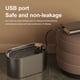 thumbnail image 3 of Methold Dispensador de agua negro para mascotas, bebedero para gatos con interfaz USB, fuente de agua para gatos Suministros para gatos Blanco mineral con l, 3 of 6