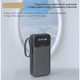 thumbnail image 3 of Power Bank 20000mAh con Pantalla Digital y 4 Cables Integrados Lab.G, Negro, 3 of 5