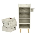thumbnail image 5 of 4-Drawer Hair Salon Storage Cabinet Beauty Barber Salon Organizer with Hair Dryer Holder, 5 of 24