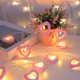 thumbnail image 4 of Luces De Cadena De Madera 1 Cadena De Luces Led De Madera En Forma De Corazón Con Led Rosa, Multicolor Y Blanco Cálido Para Decoraciones Y Colgantes Del Día De San Valentín, 300cm Rkxzt, 4 of 8