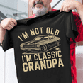 thumbnail image 3 of GodMerch Funny Grandpa Classic Car Graphic Tee Black Tee, Gift for Father's Day 2026, 3 of 6