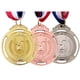thumbnail image 1 of Medallas Premio Bronce Plata Y Oro Premios 1.º 2.º 3.º 3 Piezas 2 Pulgadas para Eventos Deportivos Competiciones Fiestas, 1 of 9