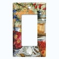 thumbnail image 2 of Metal Light Switch Wall Plate Outlet Cover (Coffee Tea Party Kettle Mocha Drinks - Single Rocker), 2 of 2