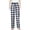 Navy, variant on CPNG Girls and Boys Plaid Sleeping Pants Kids Elastic High Waist Soft Cotton Plaid Home Pants with Pockets(Purple,3-4 Years)