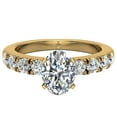 thumbnail image 5 of Engagement Rings For Women - Oval Cut 18K Gold 1.20 CT (E,VVS) GIA Certificate, 5 of 7