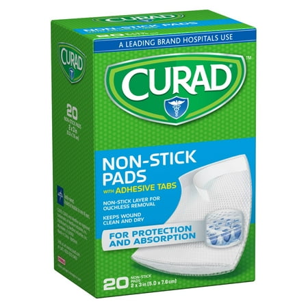 CURAD Sterile Non-Stick Adhesive Pads (Best Non Stick Pans 2019)