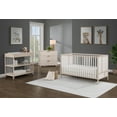 thumbnail image 5 of Suite Bebe Pixie Zen 3-in-1 Convertible Baby Wooden Crib With Round Spindles, in Washed Natural/White, 5 of 5