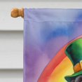 thumbnail image 2 of German Wirehaired Pointer St Patrick's Day House Flag 28 in x 40 in, 2 of 7