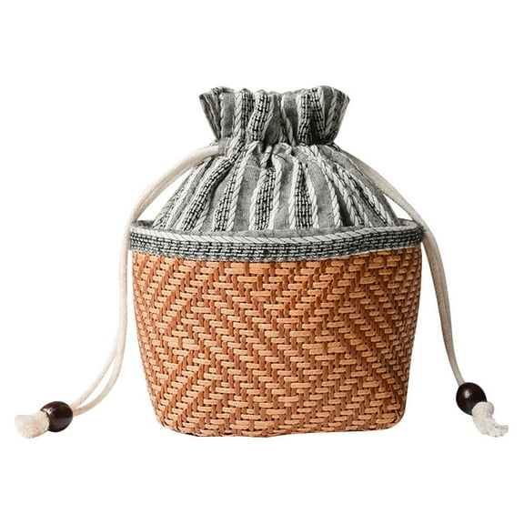 LEORX Travel Teacup Bag Teacup Storage Container Linen 1Pack