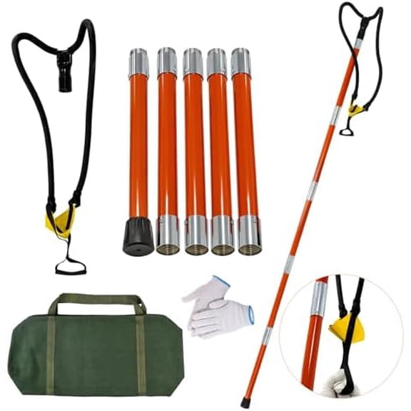 Arborist Slingshot Throw Line Rope Launcher, 150FT Throwing Height Portable Arborist Rope Launcher for Tree Work & Rope Placement$$Other