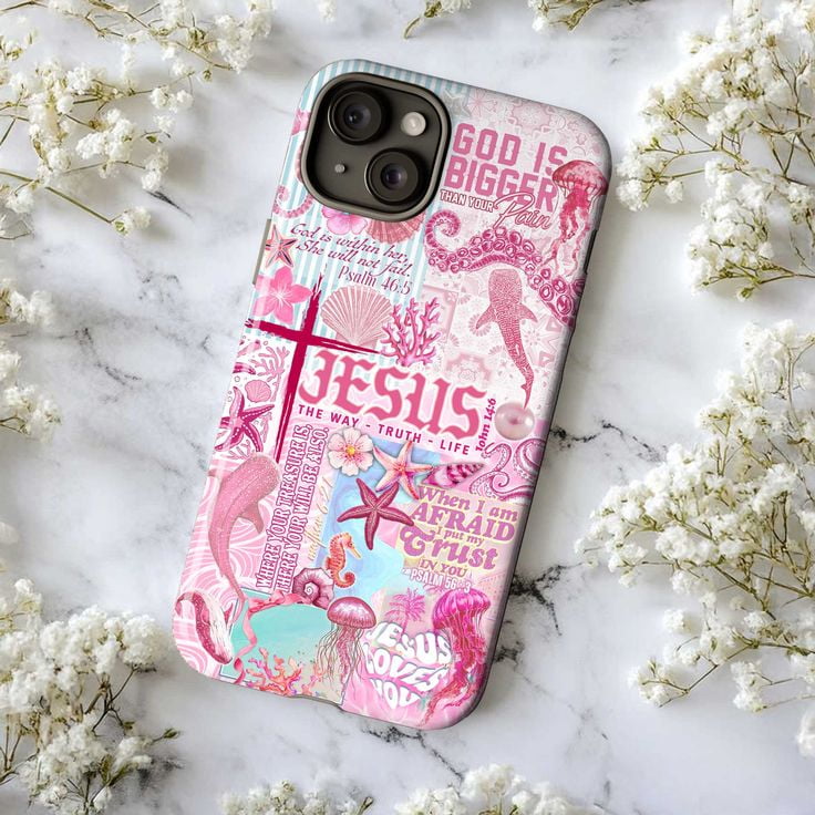 Pink Christian Bible Verse Phone Case with Ocean Theme, Inspirational Scripture and Jesus Design Phone Cover for iPhone 16 15 14 13 12 11 Pro Max Plus Mini - Walmart.com Pink Christian Bible Verse Phone Case with Ocean Theme, Inspirational Scripture and Jesus Design Phone Cover for iPhone 16 15 14 13 12 11 Pro Max Plus Mini - Walmart.com