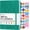 Green, variant on Weekly Meal Planner Notebook, Food Journal Daily Meal Prep Journal with Shopping and Grocery Lists for Food Planning Menu Planning Healthy Diet or Weight Loss Tracking, Undated, A5, Light Blue