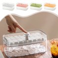 thumbnail image 1 of Iumwxz Kitchen Gadgets Ice Trays Ice Cubes Tray with Lid and Bin,32 Pcs Ice Cubes Molds with Ice,Easy Release & Save Space Ice Cubes Storage Container Set Orange Plastic Today Discount, 1 of 9