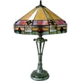 thumbnail image 2 of CHLOE Lighting RIDLEY Tiffany-style 2 Light Mission Table Lamp 18" Shade, 2 of 2