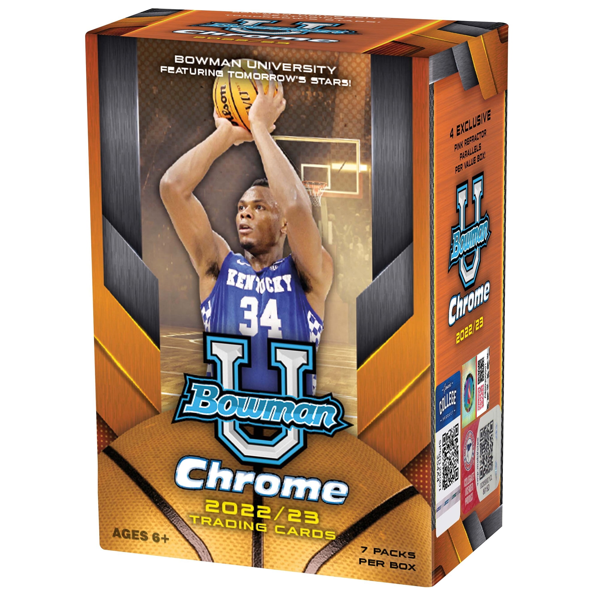 202223 Bowman Chrome U Basketball Trading Cards Blaster Box