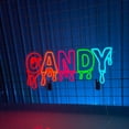 thumbnail image 4 of Handmadetneonsign Colorful Candy Neon Sign, Candy Wall Art Decor, Candy Led Sign, Candy Store Wall Decor, 4 of 5