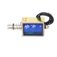 thumbnail image 1 of HUGFEGWE DC 12V 15N Push Push Pull Type Solenoid Electromagnet, 1A 10mm Stroke Open Frame Solenoid Electromagnet Linear Motion, JF-0837B-12V CJB91-112068, 1 of 7