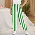 thumbnail image 4 of Erwazi Kids Jogger Pants Boys Girls Casual Stripe Soft Lightweight Joggers Trousers Elastic Waist Pants, 4 of 5