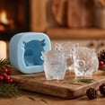 thumbnail image 5 of Mini Highland Cow Ice Cube Mold,Funny 3D Highland Cow Ice Cube Tray,Cute Animal Silicone Molds for Whiskey,Cocktails, Beer & Drinks, Novelty Cow Easter Molds Perfect Gifts for Friends (6-Cavity), 5 of 11