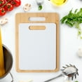 thumbnail image 5 of Mainstays Cutting Boards Set, 14 x 10in&11 x 8.5in, 100% Bamboo and Polypropylene, 5 of 7
