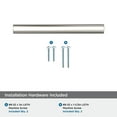 thumbnail image 4 of Amerock Versa 3-3/4 inch (96mm) Center-to-Center Polished Nickel Cabinet Pull - 25 Pack, 4 of 4