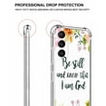 thumbnail image 3 of Be Still and Know ,Bible Quote Case for Samsung Galaxy S23 ,Aesthetic Art Design Pattern TPU Shock Proof Cover Case, 3 of 6