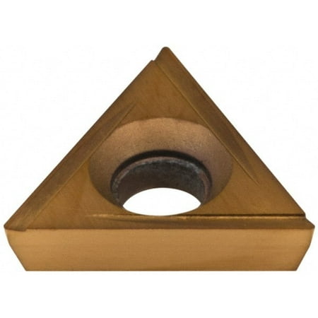 

Hertel TPCG220.5 Grade HP520B Carbide Boring Insert TiN Finish 60° Triangle 11° Relief Angle 1/4 Inscr Circle 3/32 Thick 0.007 Corner Radius