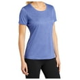 thumbnail image 4 of Yellow Rooster Womens Heather Contender Scoop Neck T-Shirts True Royal Heather 2XL, 4 of 8