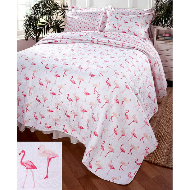 pink flamingo bedding set