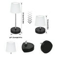 thumbnail image 2 of Extendable LED RGB Desk Lamp Outdoor Party Atmosphere Table Lamp Bedroom Bedside Night Light RGB Color Changing Lamp with Touch Control Adjustable Height, 2 of 7