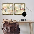 thumbnail image 4 of Stupell Industries Restless Abstract Splotches Abstract Painting Gold Floater Framed Canvas Art Print Wall Art, 25 x 25, Set of 2, 4 of 10