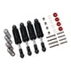 thumbnail image 3 of Amortiguadores 4 piezas, amortiguadores de resortes de aleación de aluminio, amortiguador para Axial / SCX10 / D90 / -4 RC Crawler Car Negro CUTICAT Alloy Shock Absorber, 3 of 7