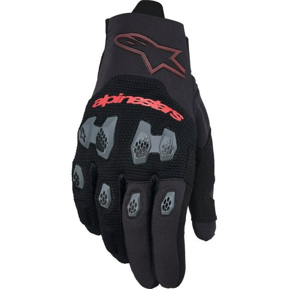 ALPINESTARS Pro-Dura Gloves - Black/Bright Red - Large 3560425-1303-L