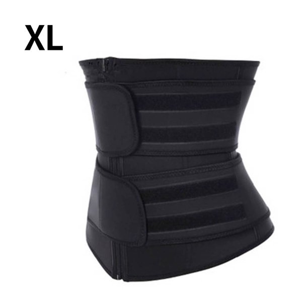 Worallymy Mujer Cintura Fajas Corsé Chica Deportes Fitness Entrenador de cintura Soporte Cinturón de control del vientre Negro xL Worallymy JD735807734
