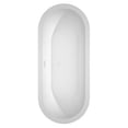 thumbnail image 3 of Soho 72 Inch Freestanding Bathtub in White with Shiny White Drain and Overflow Trim, 3 of 5