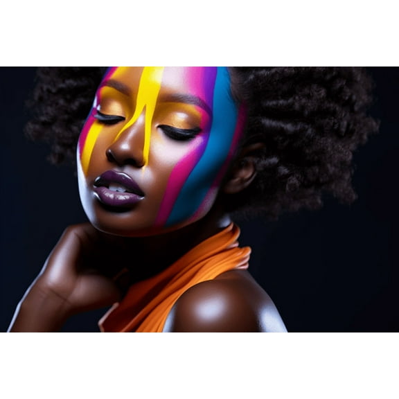 puzzles 300 pieces for adults African American Women The Beautiful of Black Art Oil Painting wooden Challenging Puzzle Perfect for Game Nights 14.9'' x 10.2''