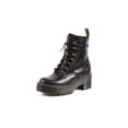 thumbnail image 1 of Bota Dr. Martens Leona para mujer, piel negra, tacón, talla 8US, 1 of 6