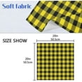 thumbnail image 7 of Coolnut Buffalo Plaid Yellow Cloth Napkins Set of 4, Reusable Washable Polyester Dinner Table Napkins for Family, Weddings, Parties, Home Decor, 20 x 20 Inch Washcloth Gift, 7 of 7