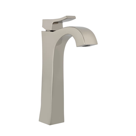 Mirabelle by Signature Hardware Vilamonte 1.2 GPM Single Hole Vessel Bathroom Faucet in Polished Nickel MIRWSCVL100L